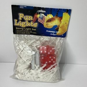 Fun Lights String Light Set Dice and Cards Primal Lite by Artline 2002 nos